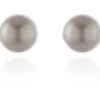 Women Cachet London Mac 12 Earrings Platinum Pearl