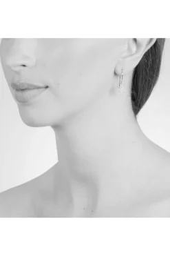 Women Cachet London North Star Earrings Platinum Plated