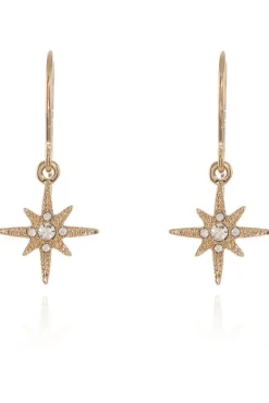 Women Cachet London North Star Earrings 18Ct Plated