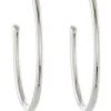 Women Cachet London Palila 34Mm Hoop Earrings Platinum Plated