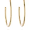 Women Cachet London Palila 34Mm Hoop Earrings 18Ct Plated