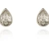 Women Cachet London Ran Earrings Clear Crystal Platinum Plated