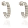 Women Cachet London Ricci 15Mm Hoop Earrings Platinum Plated