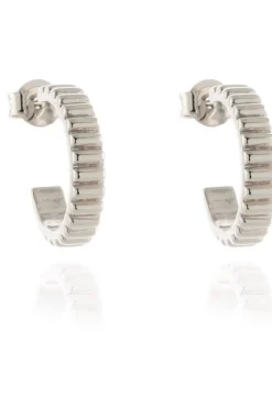 Women Cachet London Ricci 15Mm Hoop Earrings Platinum Plated