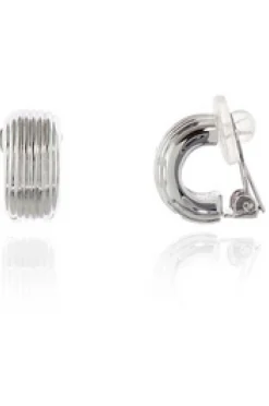 Women Cachet London Robin Clip-On Earrings Platinum Plated