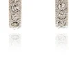 Women Cachet London Saga Earrings Platinum Plated