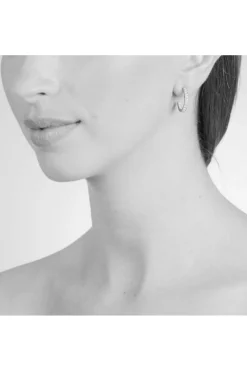 Women Cachet London Saga 18Mm Hoop Earrings 18Ct Pleated