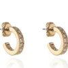 Women Cachet London Saga 12Mm Hoop Earrings 18Ct Plated