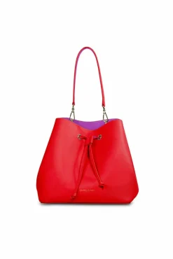 Women Campo Marzio Anita Bucket Bag Flame Scarlet