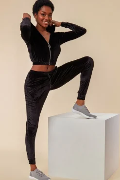 Women Cosmochic Cuffed Ankle Velour Tracksuit