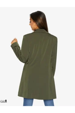 Women De La Creme Fashions Colla Formal Longline Blazer
