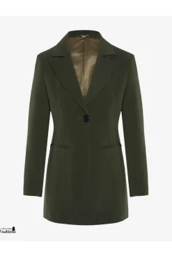 Women De La Creme Fashions Colla Formal Longline Blazer
