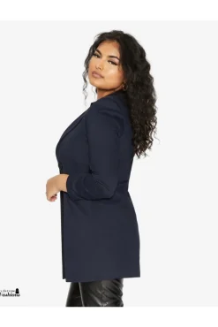 Women De La Creme Fashions Colla Formal Longline Blazer