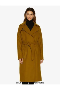 Women De La Creme Fashions Diana Wrap Around Duster Coat