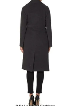 Women De La Creme Fashions Diana Wrap Around Duster Coat