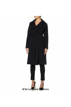 Women De La Creme Fashions Diana Wrap Around Duster Coat