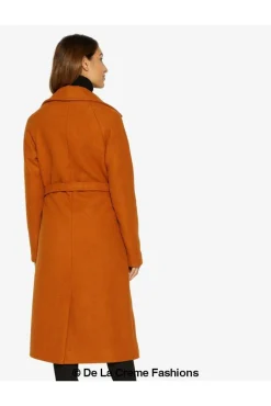 Women De La Creme Fashions Diana Wrap Around Duster Coat