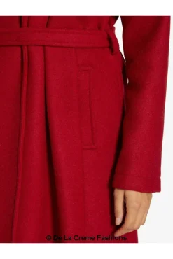 Women De La Creme Fashions Diana Wrap Around Duster Coat