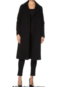 Women De La Creme Fashions Diana Wrap Around Duster Coat
