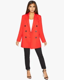 Women De La Creme Fashions Jenna Double Breasted Blazer