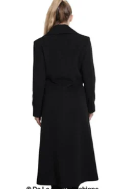 Women De La Creme Fashions Large Lapel Long Coat
