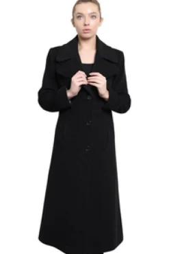 Women De La Creme Fashions Large Lapel Long Coat