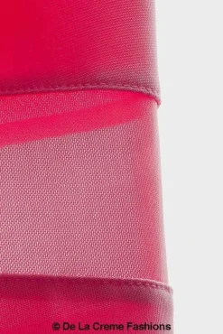 Women De La Creme Fashions Mesh Panel Leggings