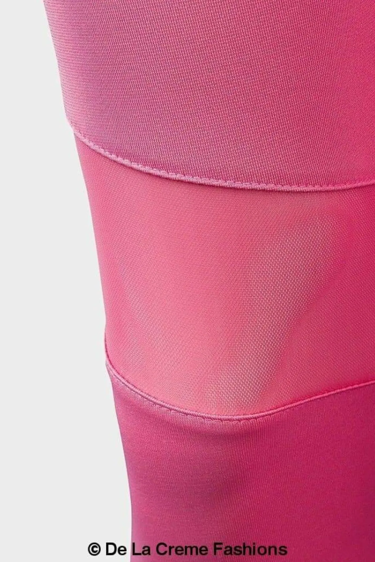 Women De La Creme Fashions Mesh Panel Leggings