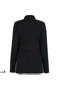 Women De La Creme Fashions Military Style Pea Coat