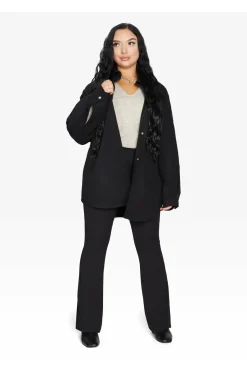 Women De La Creme Fashions Oversized Patch Pocket Shacket