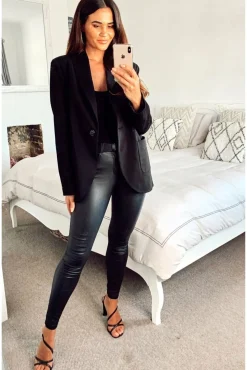 Women De La Creme Fashions Patch Pocket Tailored Fit Blazer