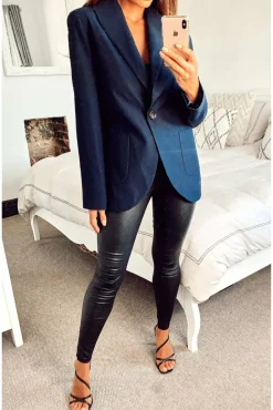Women De La Creme Fashions Patch Pocket Tailored Fit Blazer