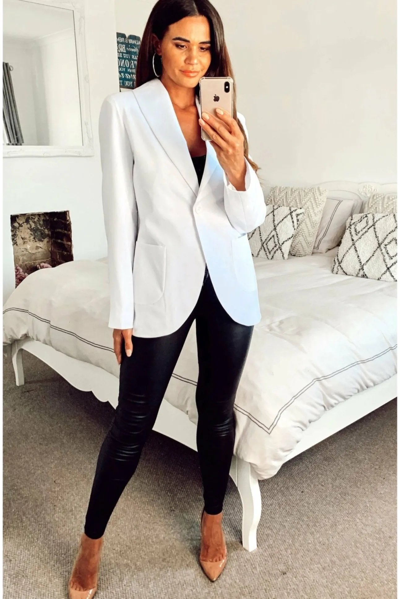 Women De La Creme Fashions Patch Pocket Tailored Fit Blazer