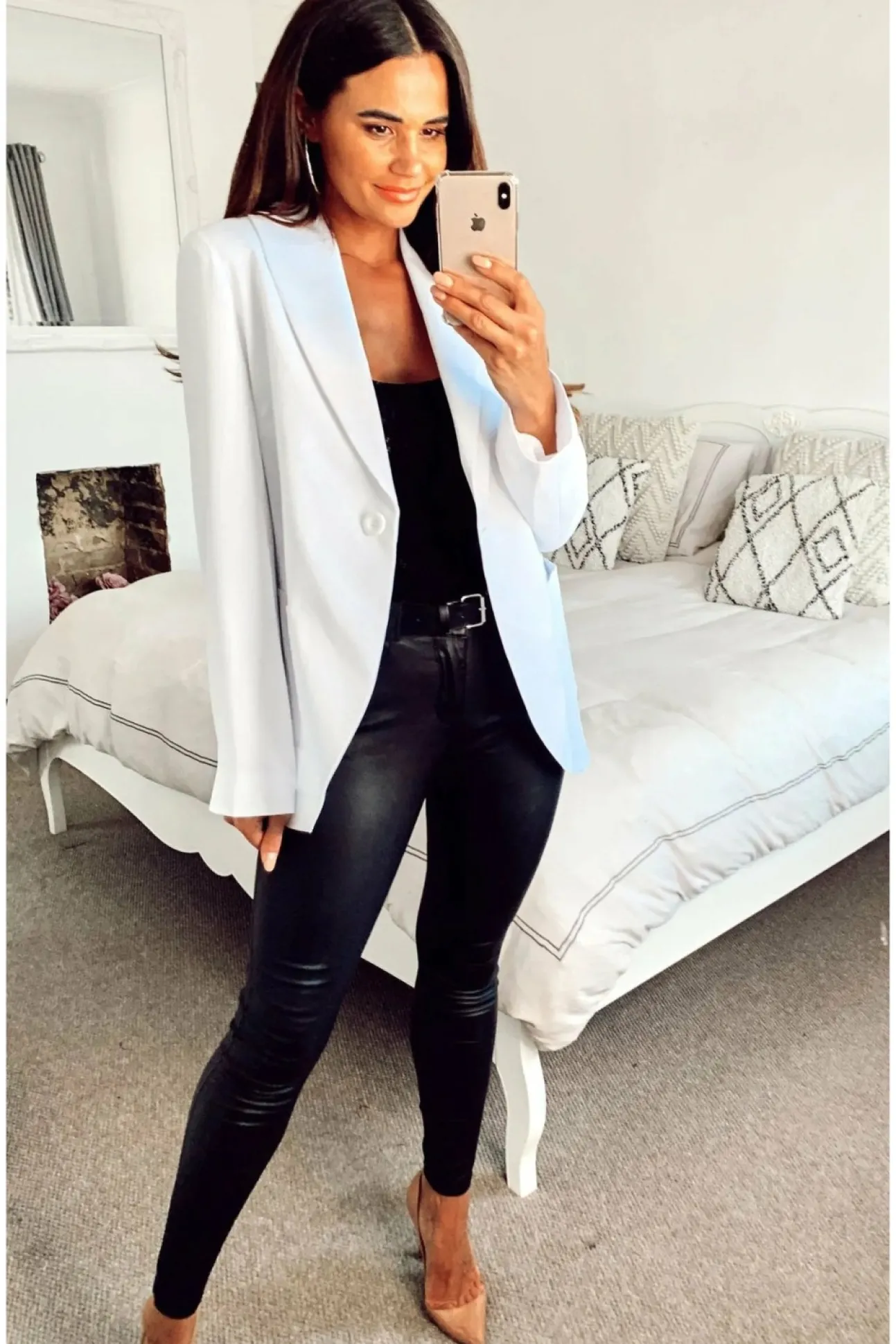 Women De La Creme Fashions Patch Pocket Tailored Fit Blazer