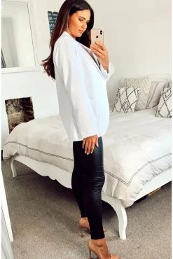 Women De La Creme Fashions Patch Pocket Tailored Fit Blazer