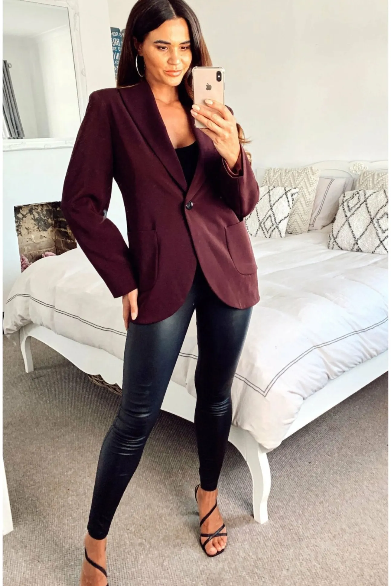 Women De La Creme Fashions Patch Pocket Tailored Fit Blazer