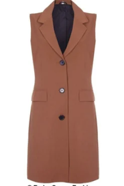 Women De La Creme Fashions Spring Summer Hip Length Blazer Coat
