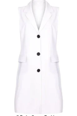 Women De La Creme Fashions Spring Summer Hip Length Blazer Coat