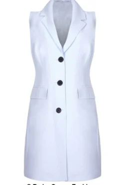 Women De La Creme Fashions Spring Summer Hip Length Blazer Coat