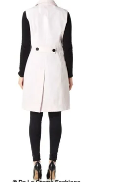 Women De La Creme Fashions Spring Summer Hip Length Blazer Coat