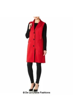 Women De La Creme Fashions Spring Summer Hip Length Blazer Coat