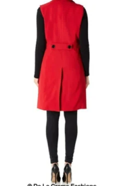 Women De La Creme Fashions Spring Summer Hip Length Blazer Coat