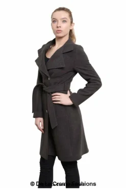 Women De La Creme Fashions Women Hip Length Keep It Simple Coat
