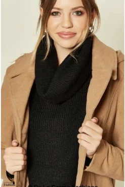 Women De La Creme Fashions Wool Blend Hooded Mid Length Coat