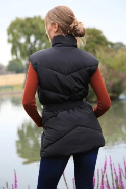 Women Double Second Belted Gilet Puffer