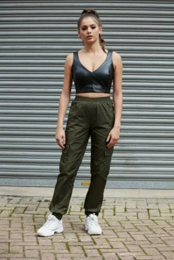 Women Double Second Cargo Trousers
