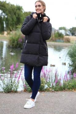 Women Double Second Double Fastening Puffer Coat
