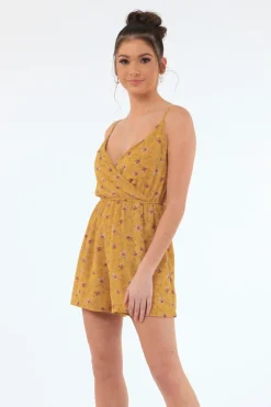 Women Double Second Floral Playsuit