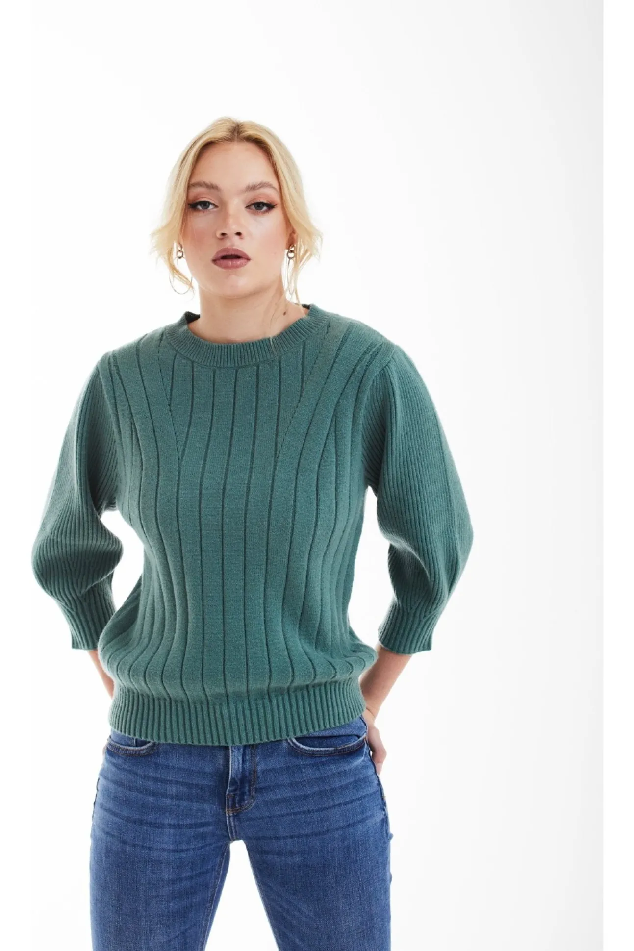 Women Double Second Knit Jumper