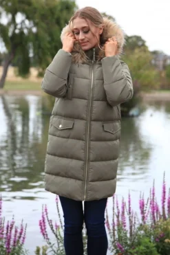 Women Double Second Oversized Long Duvet Coat